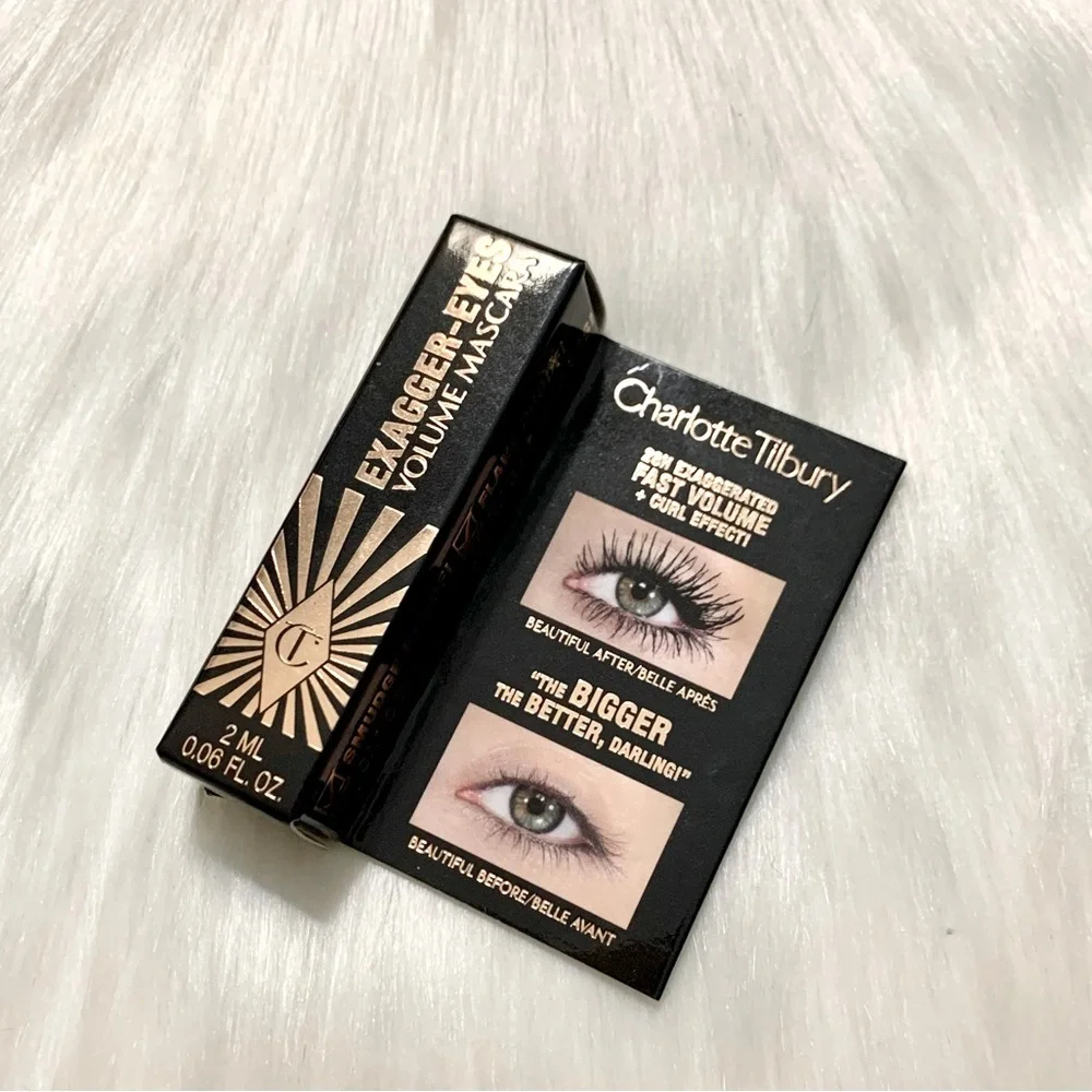 4/$30 Sale Charlotte Tilbury✨Exagger-Eyes Volumizing Curling Mascara Sample NWOB